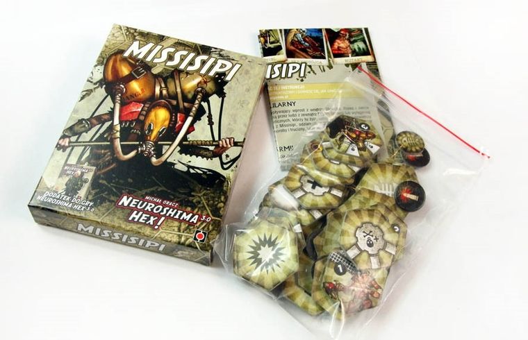 Portal Games, Neuroshima Hex: Missisipi (edycja 3.0), dodatek, gra strategiczna