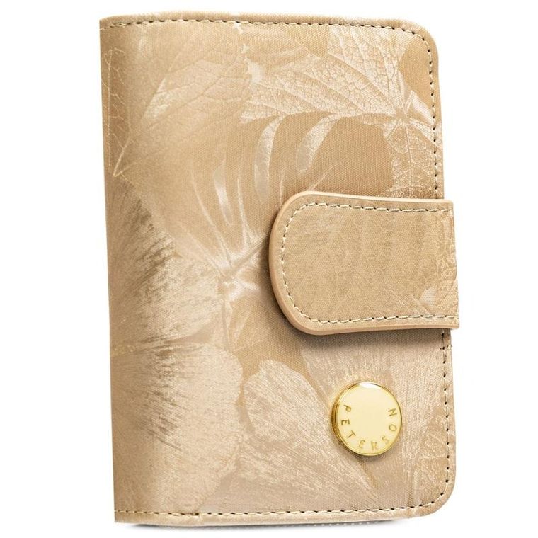Portfel, beżowy, skóra ekologiczna, Peterson