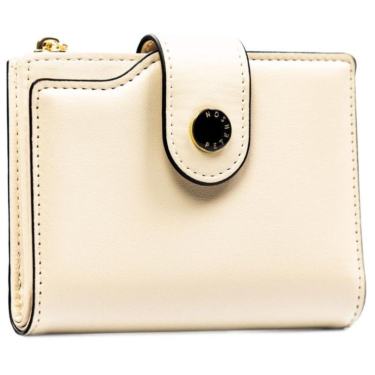 Portfel, beżowy, skóra ekologiczna, Peterson