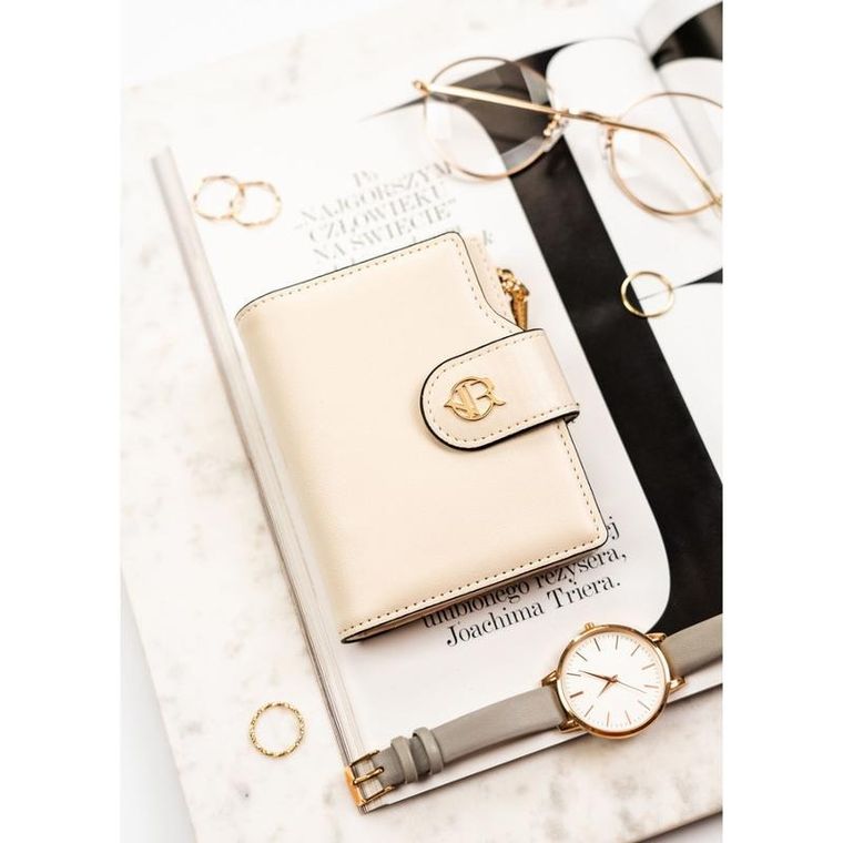 Portfel, beżowy, skóra ekologiczna, Rovicky