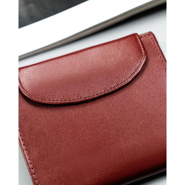 Portfel, bordowy, skórzany, 4U Cavaldi