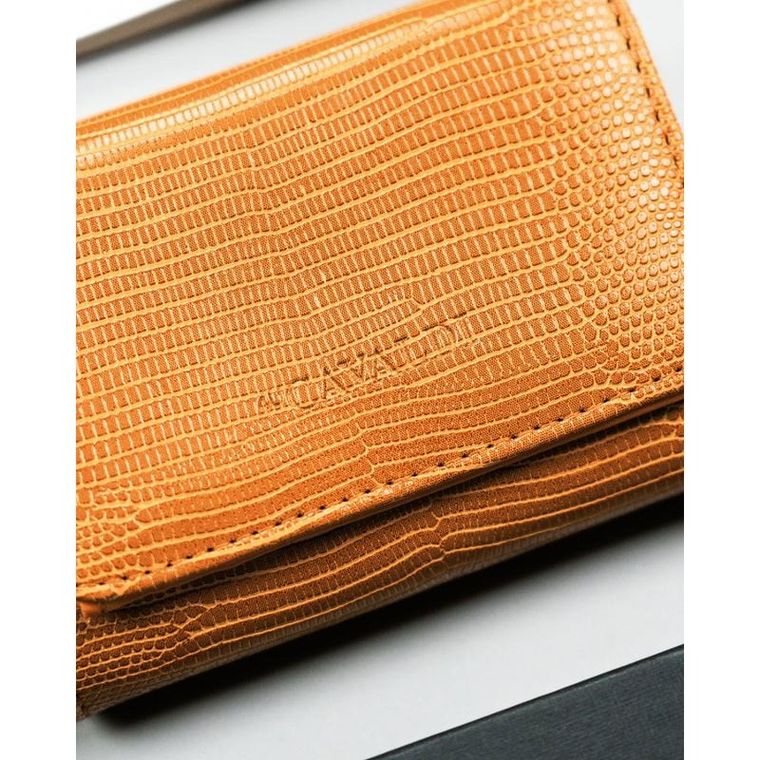 Portfel, brązowy, skóra ekologiczna, 4U Cavaldi