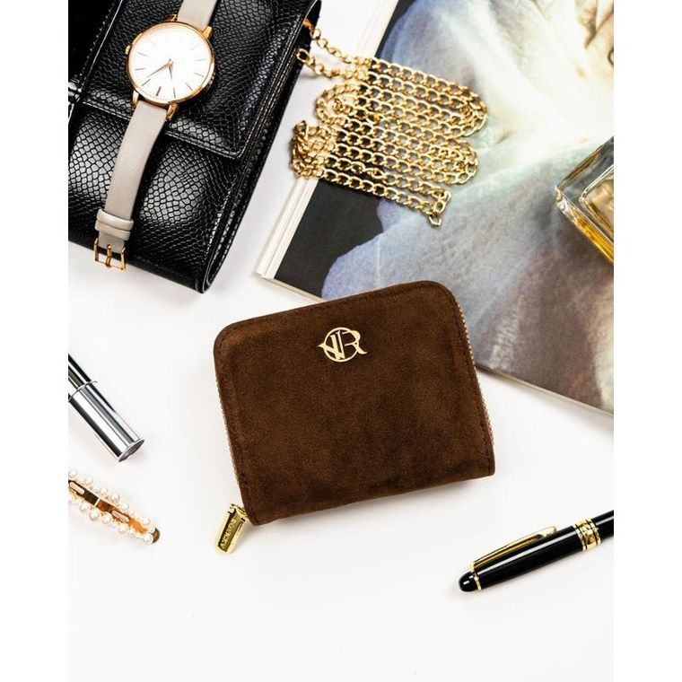 Portfel, brązowy, skóra ekologiczna, Rovicky