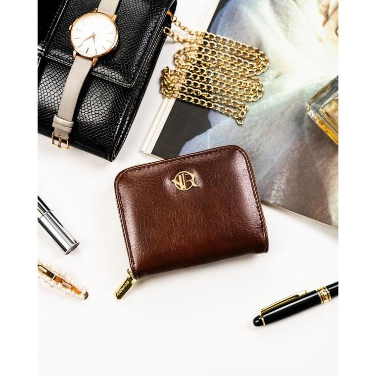 Portfel, brązowy, skóra ekologiczna, Rovicky