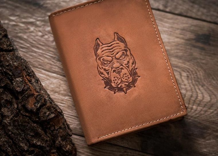 Portfel, brązowy, skórzany, Always Wild