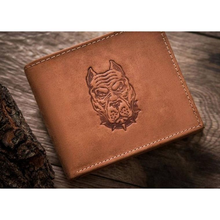 Portfel, brązowy, skórzany, Always Wild