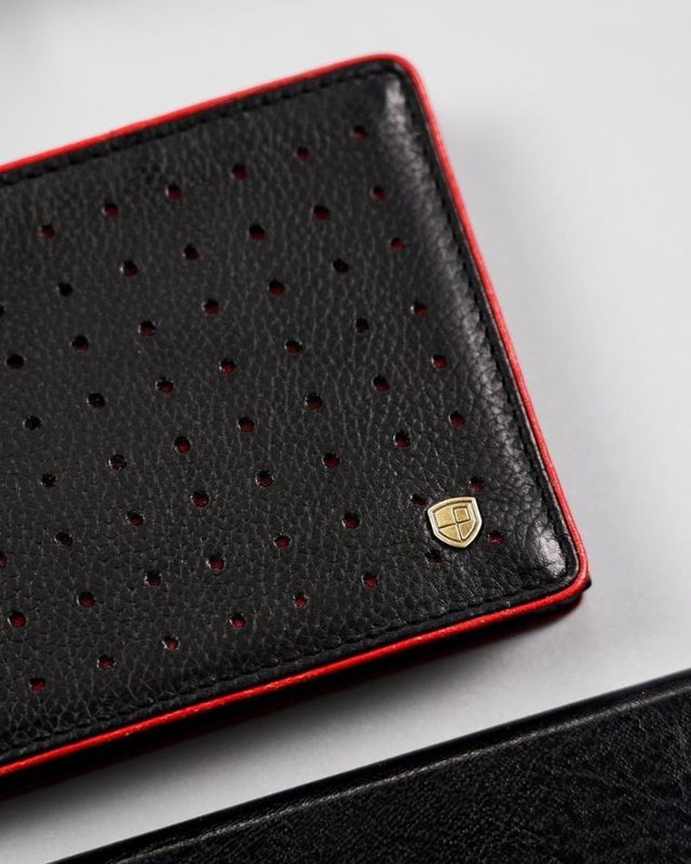 Portfel, czarny, skórzany, Peterson