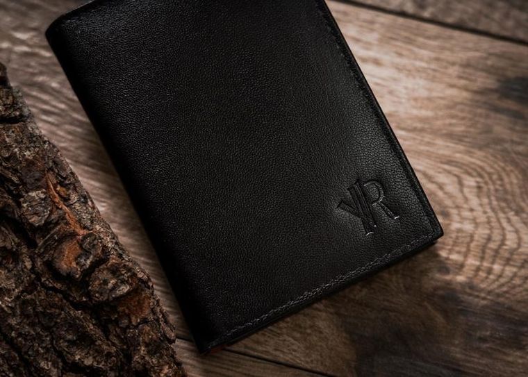 Portfel, czarny, skórzany, RFID, Rovicky