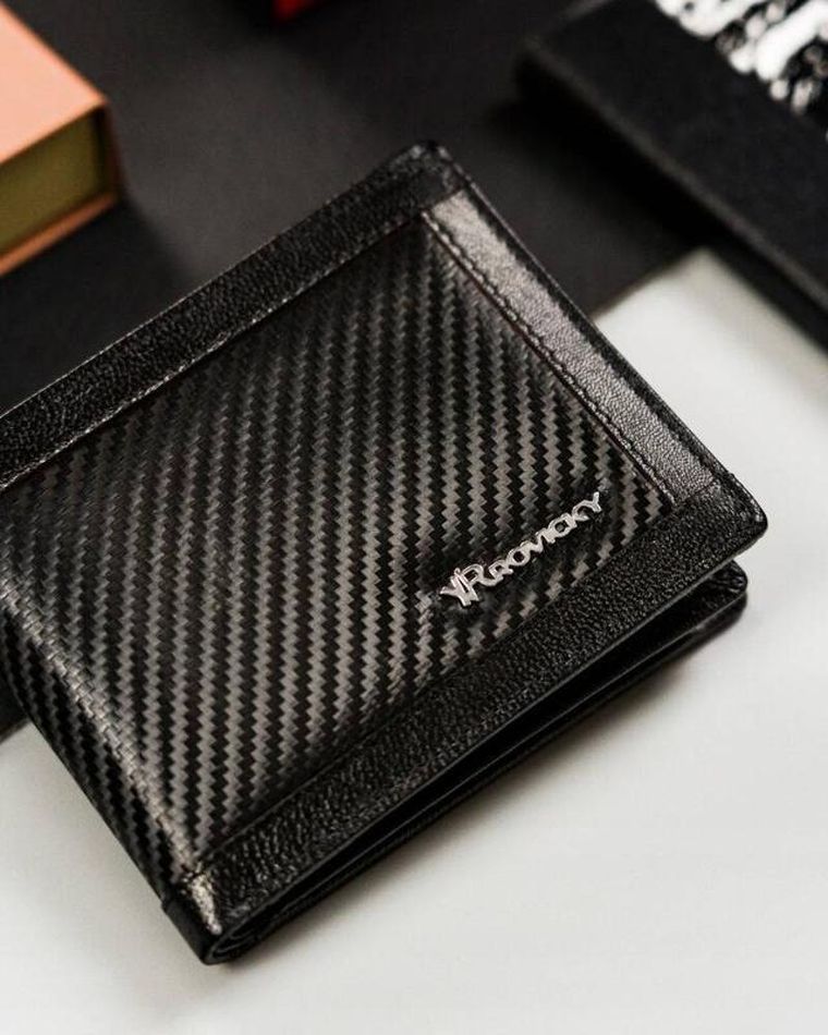 Portfel, czarny, skórzany, RFID, Rovicky