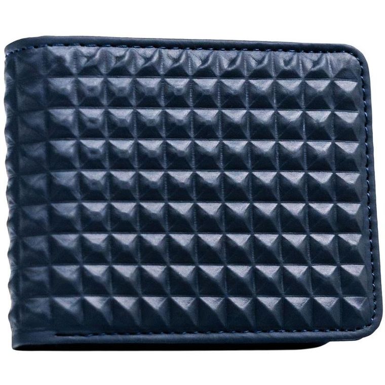 Portfel, granatowy, skóra ekologiczna, Peterson