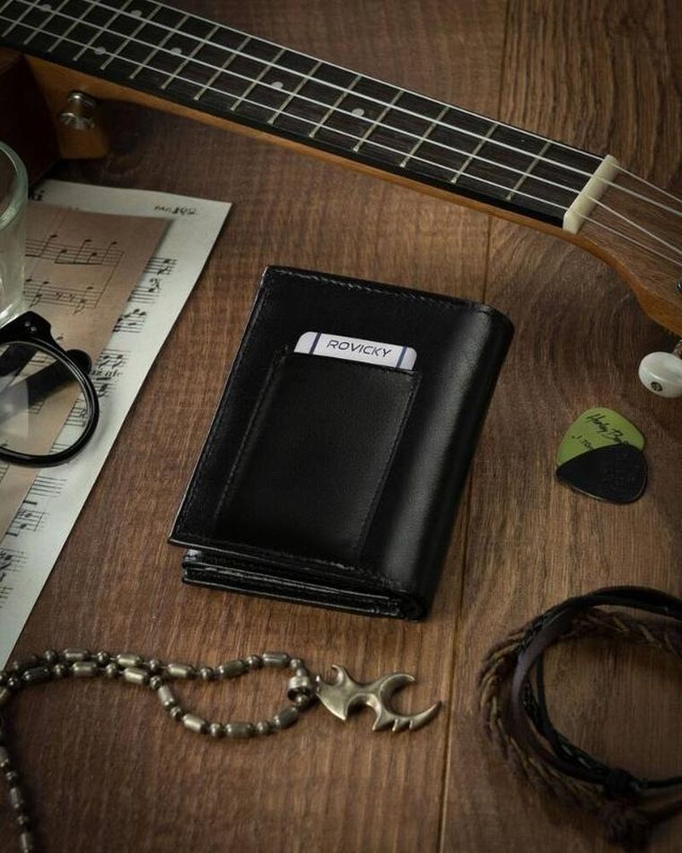 Portfel męski ze skóry naturalnej z systemem RFID, 4U Cavaldi