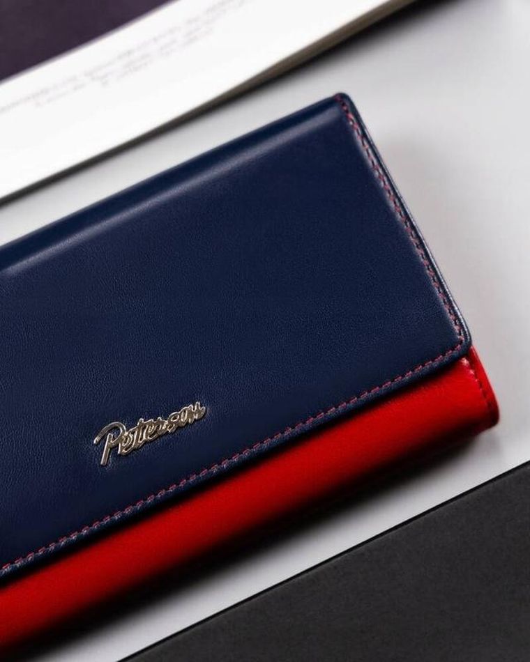 Portfel, mix, skórzany, Peterson