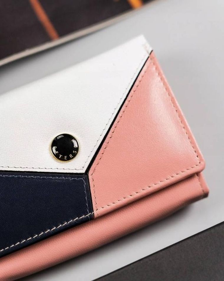 Portfel, mix, skórzany, Peterson