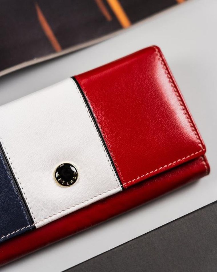 Portfel, mix, skórzany, Peterson