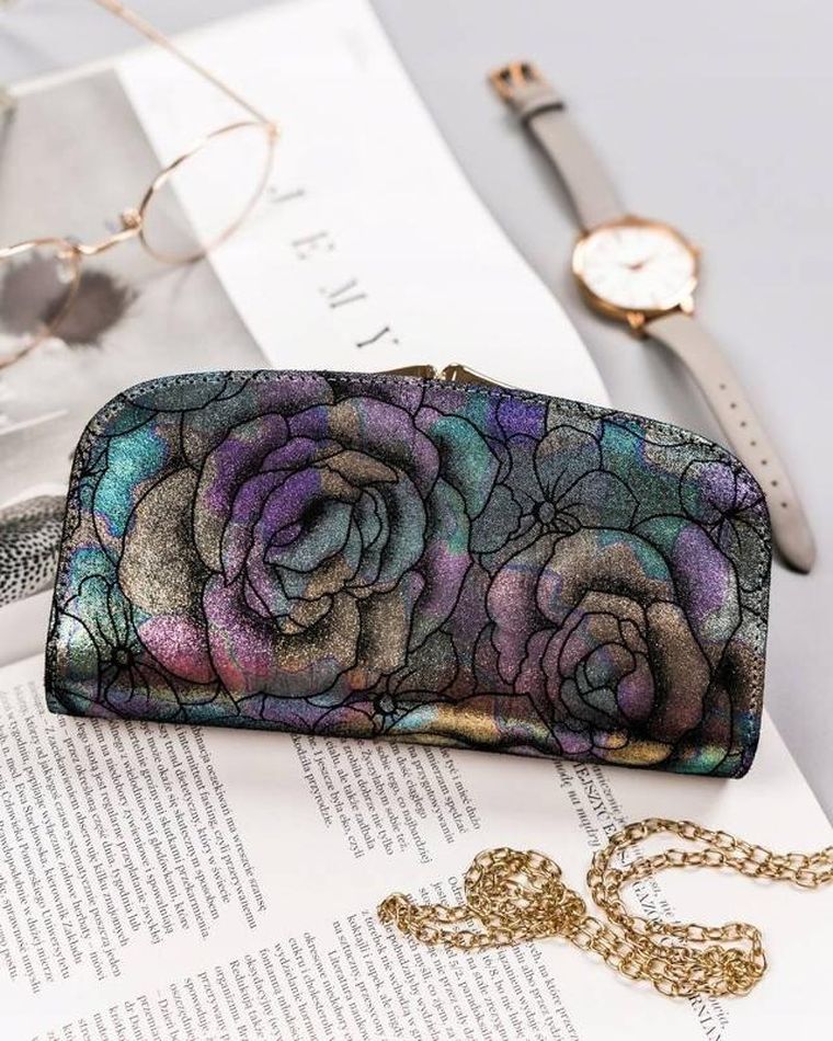 Portfel, mix, skórzany, Peterson