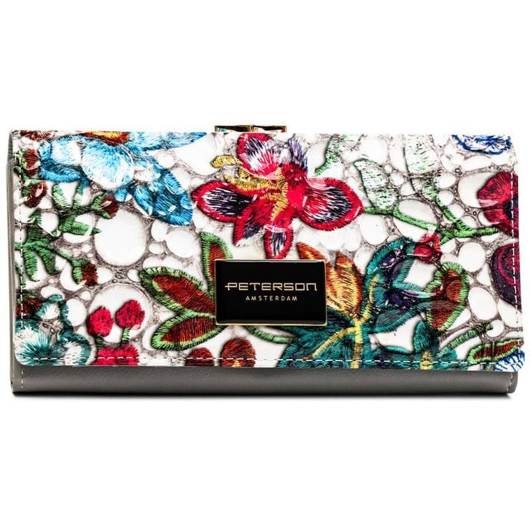 Portfel, mix, skórzany, Peterson