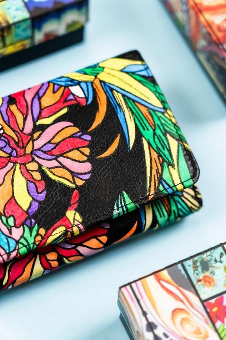 Portfel, mix, skórzany, Rovicky