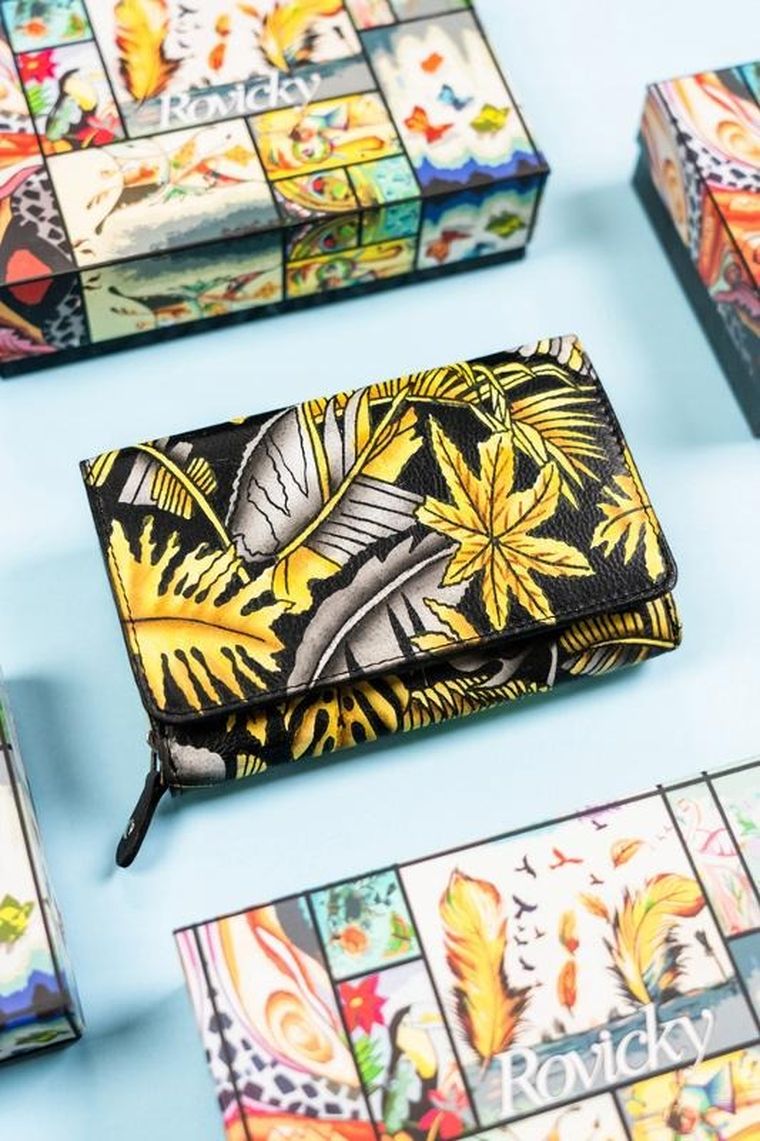 Portfel, mix, skórzany, Rovicky