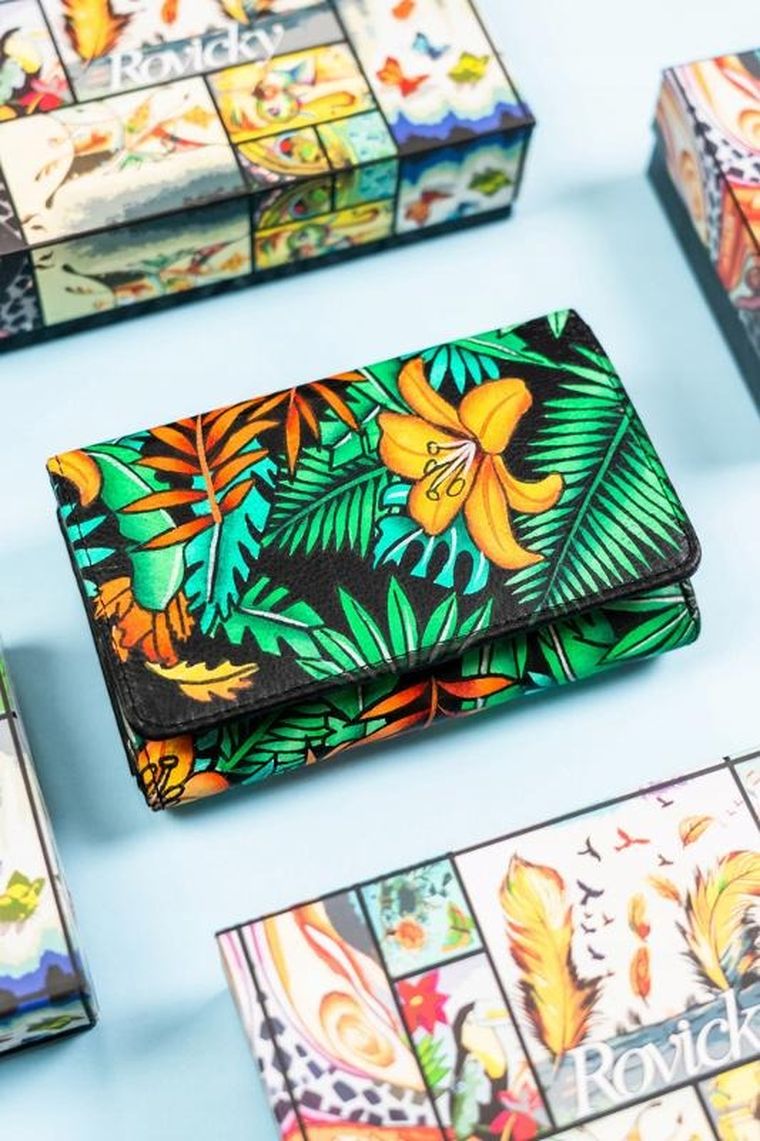 Portfel, mix, skórzany, Rovicky