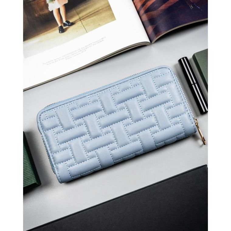 Portfel, niebieski, skóra ekologiczna, 4U Cavaldi