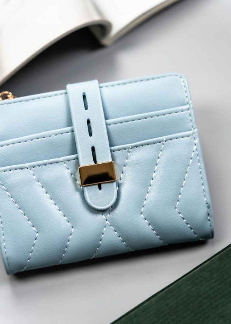 Portfel, niebieski, skóra ekologiczna, Cavaldi