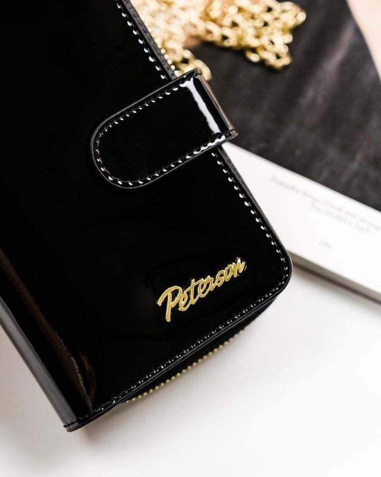 Portfel, skórzany, RFID, Peterson