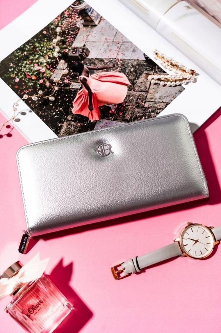 Portfel, srebrny, Rovicky