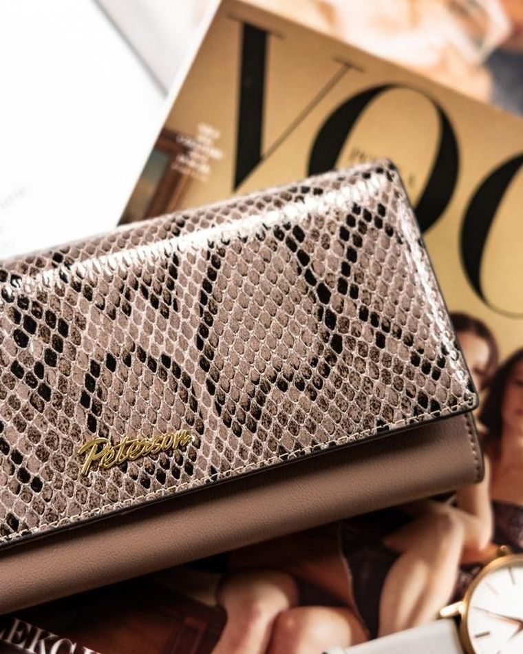 Portfel, szary, Peterson