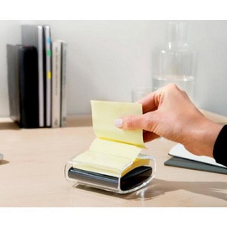 Post-it, Z-Notes, karteczki samoprzylepne, kostka, żółte, 76-76 mm, 100 kartek