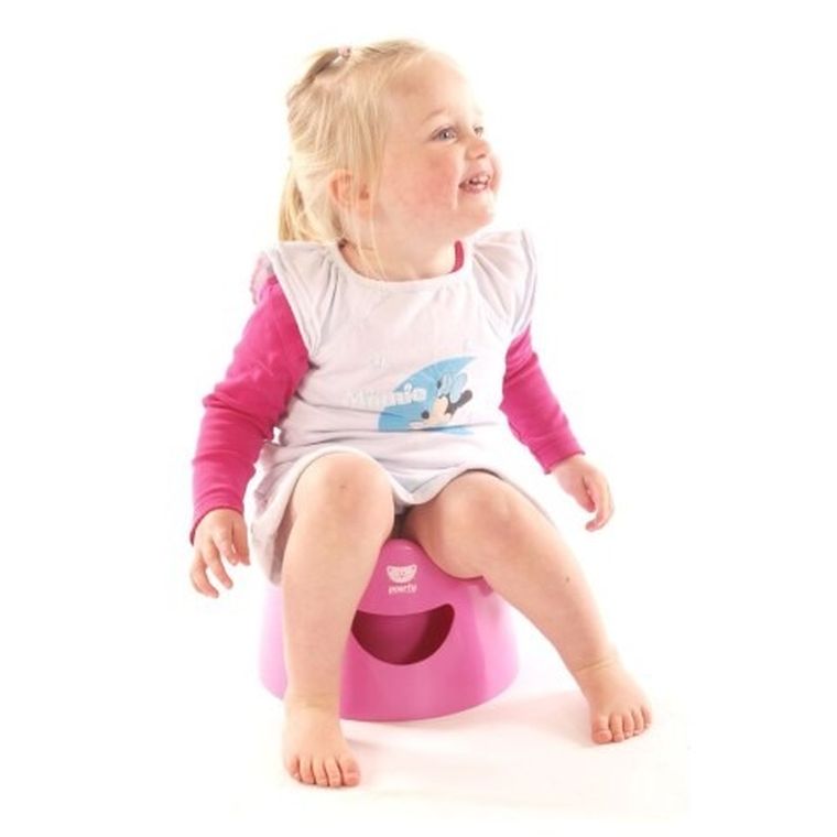 Pourty, nocnik, różowy