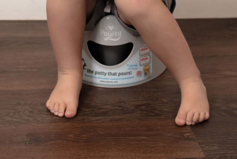 Pourty, nocnik, szary