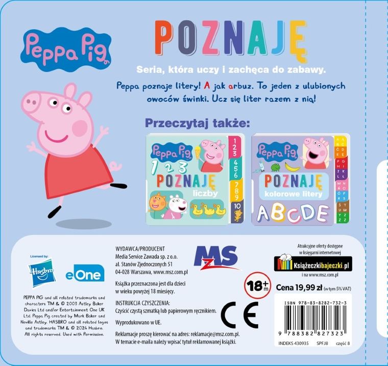 Poznaję litery z Peppą. Świnka Peppa. Poznaję...