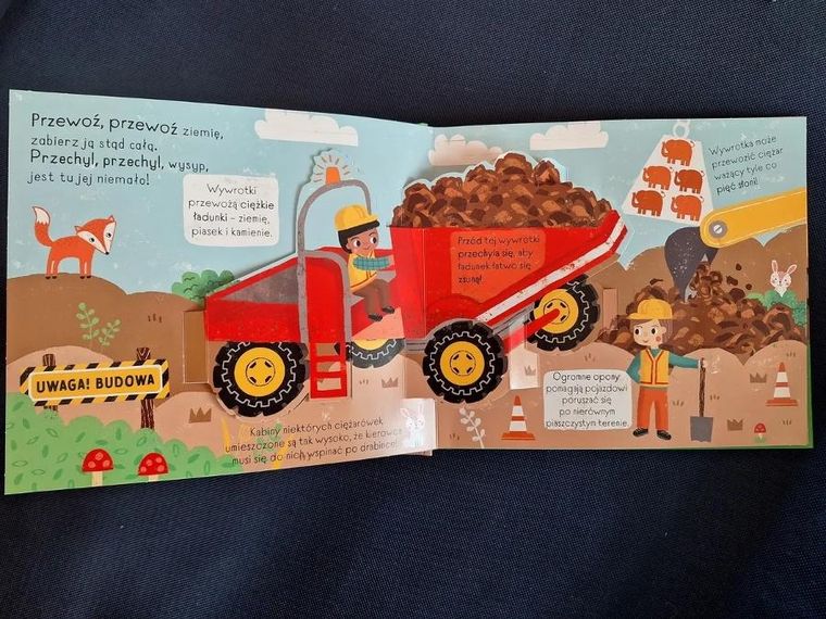 Pracowite maszyny. Hop! Rozkładanka