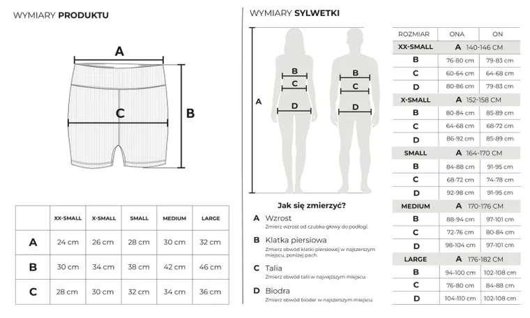 Prążkowane grafitowe kolarki NOWEAR