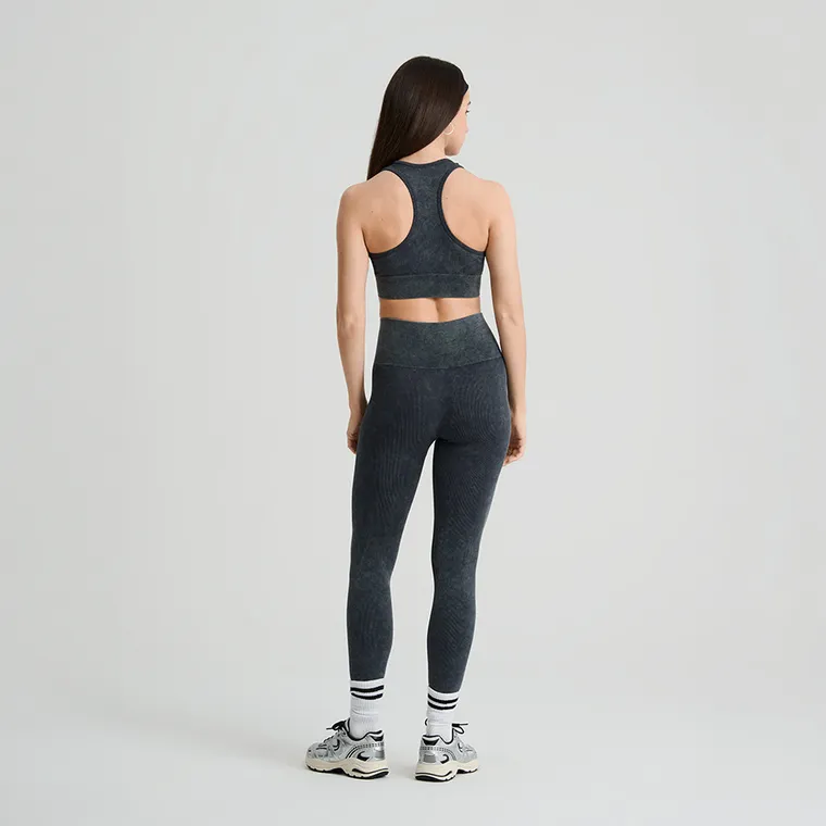 Prążkowane legginsy high waist NOWEAR