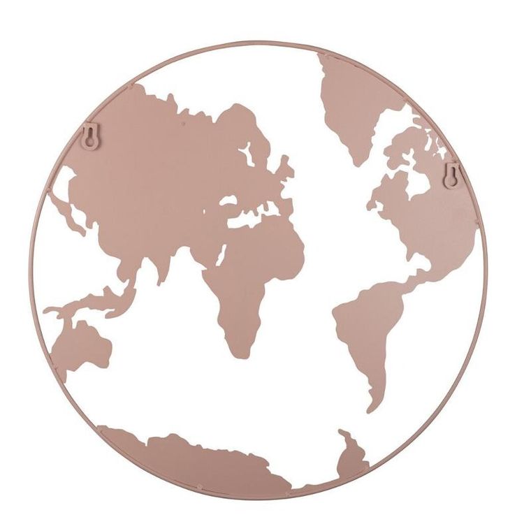 Present Time, metalowa tablica na notatki, w kształcie ziemi, world, ø 50 cm