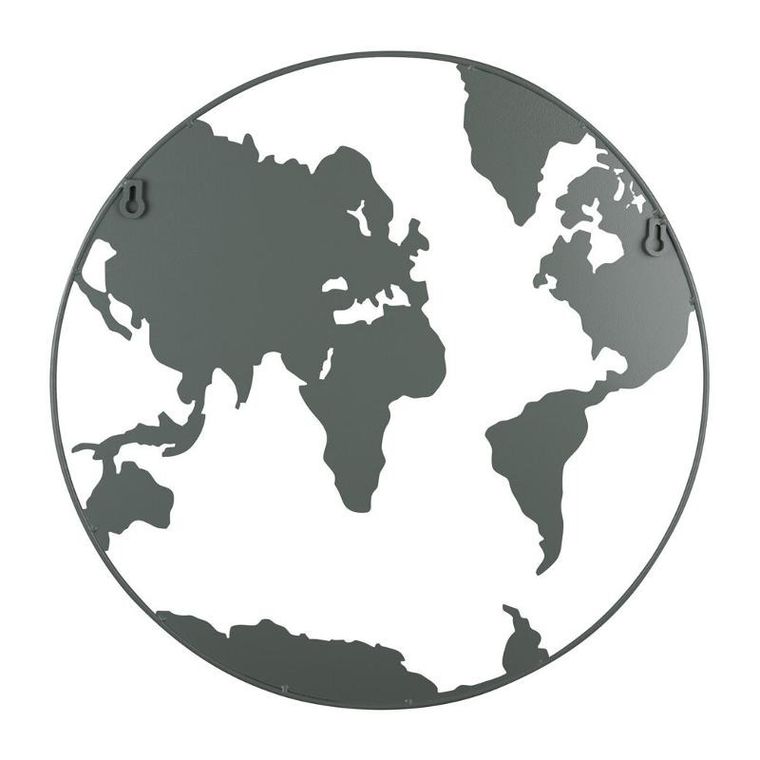 Present Time, metalowa tablica na notatki, w kształcie ziemi, world, ø 50 cm