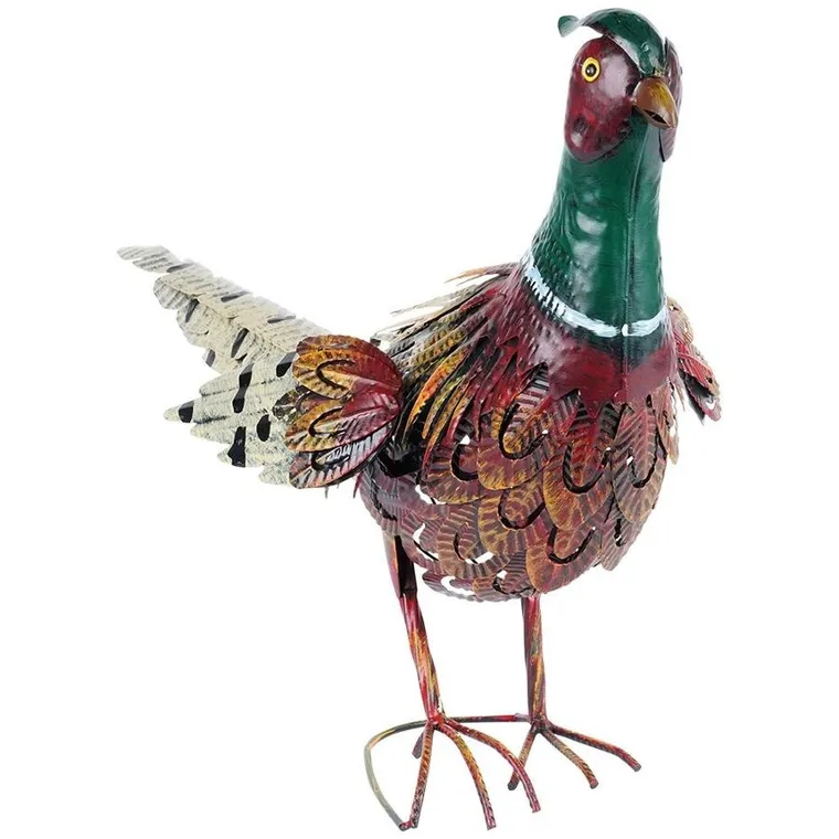 ProGarden, figurka ogrodowa metalowa, bażant, 64-20-40 cm