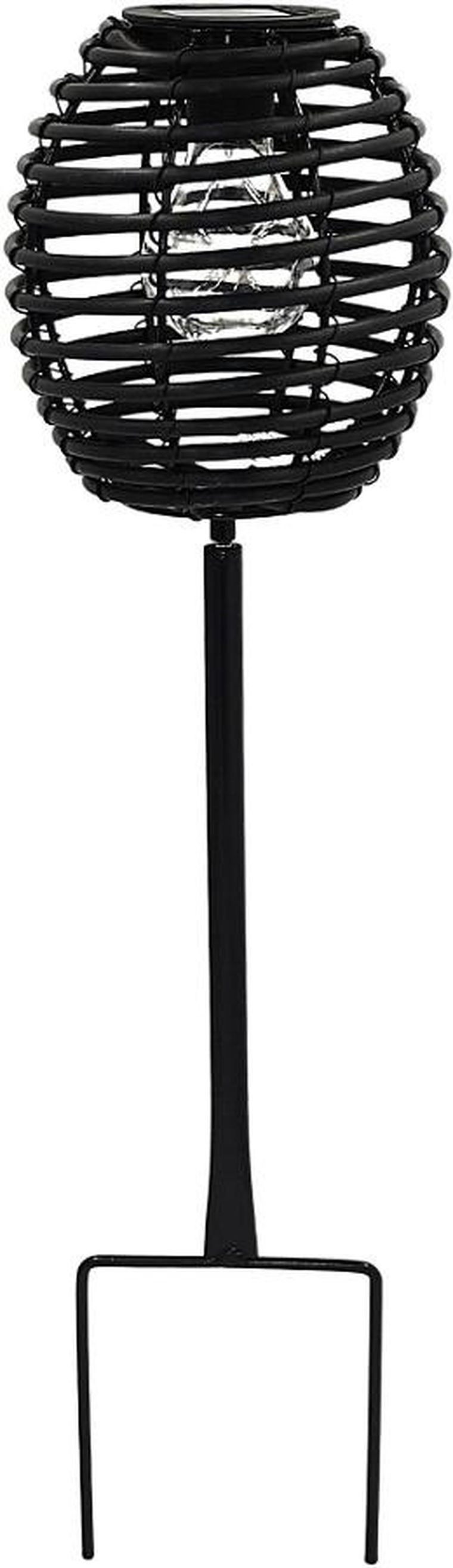 ProGarden, lampa solarna, czarna, 15-52 cm