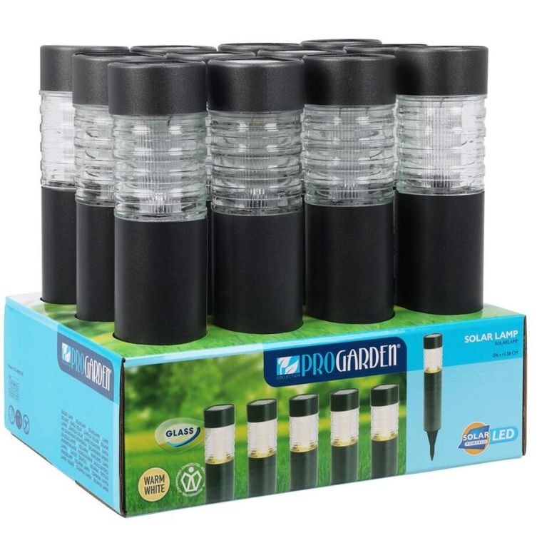 ProGarden, lampka solarna wbijana, 27 cm