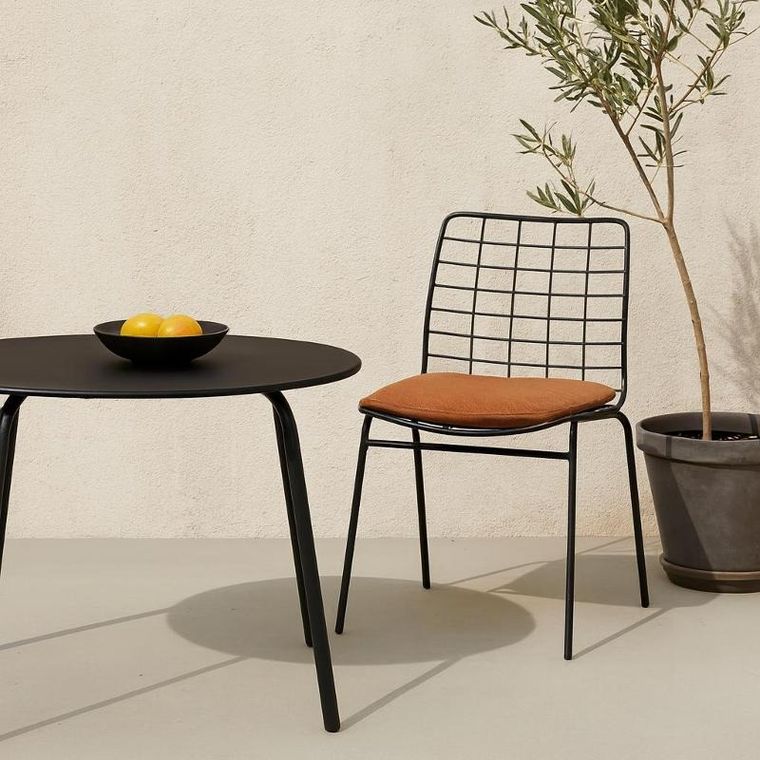 Progarden, okrągły stolik tarasowy, stalowy, 40-70 cm