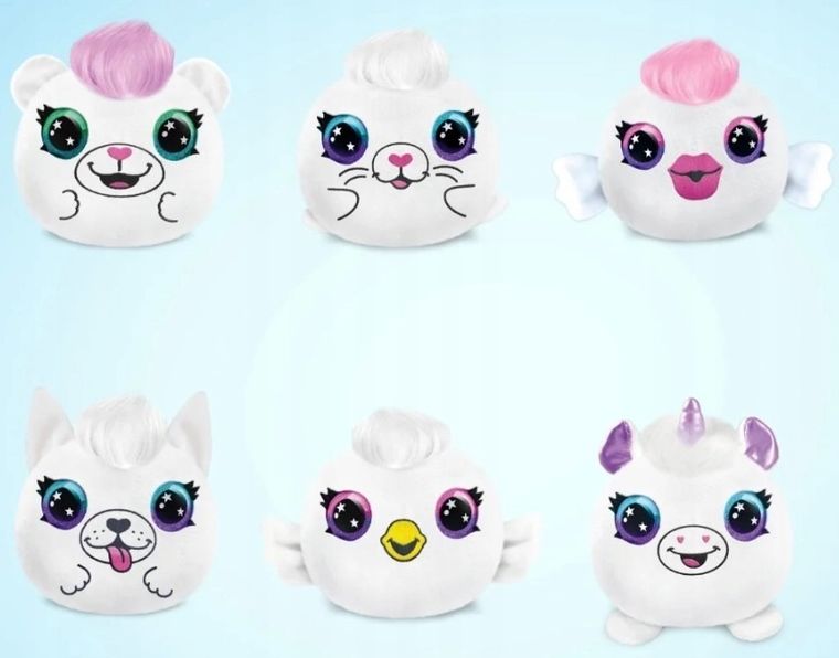 Projekt Plusz, Zaprojektuj Swojego Pluszaka, Neon, zestaw z akcesoriami w tubie, 2 szt.