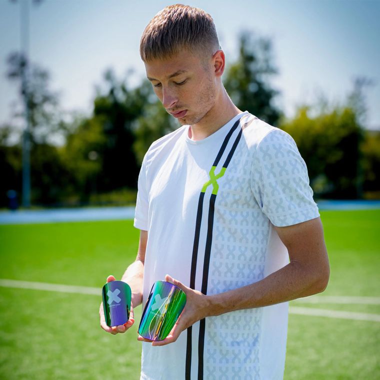 Proskary, nagolenniki piłkarskie, Chameleon, rozmiar uniwersalny