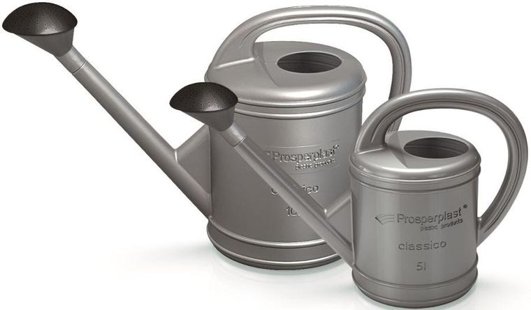 Prosperplast, Classico, konewka beczka, srebrna, 5l
