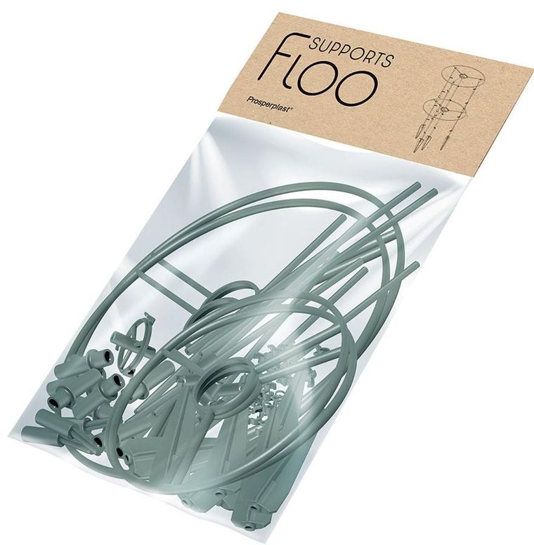 Prosperplast, Floo Supports, podpora do roślin, zielony leśny, 25/35 cm