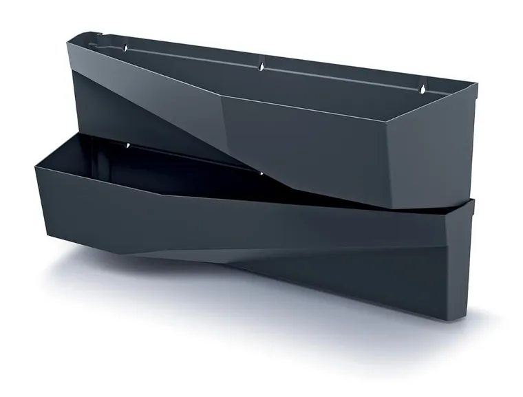 Prosperplast, kwietnik wertykalny, antracytowy, 4 elementy