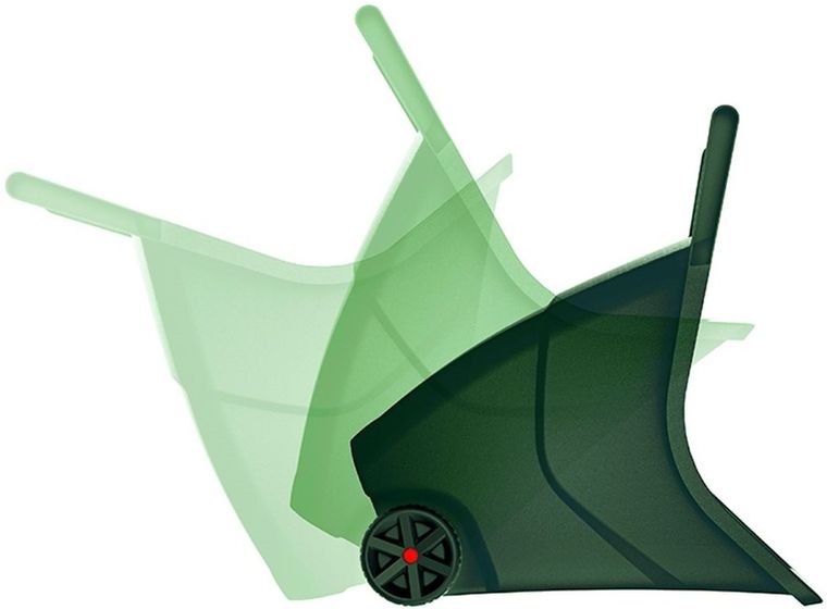 Prosperplast, Load Go II, taczka ogrodowa, oliwka