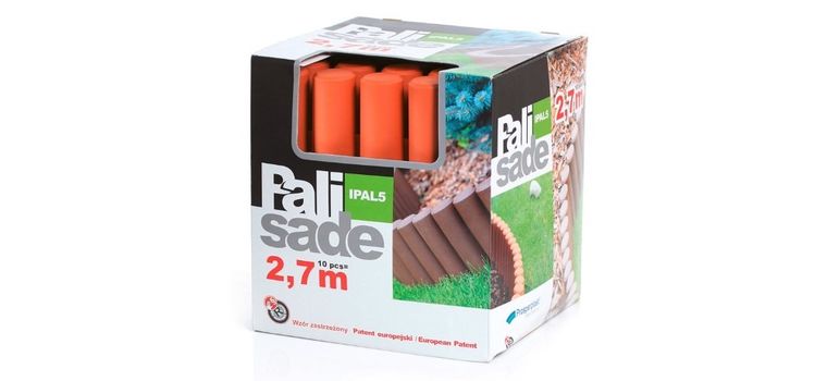 Prosperplast, palisada ogrodowa, terakota