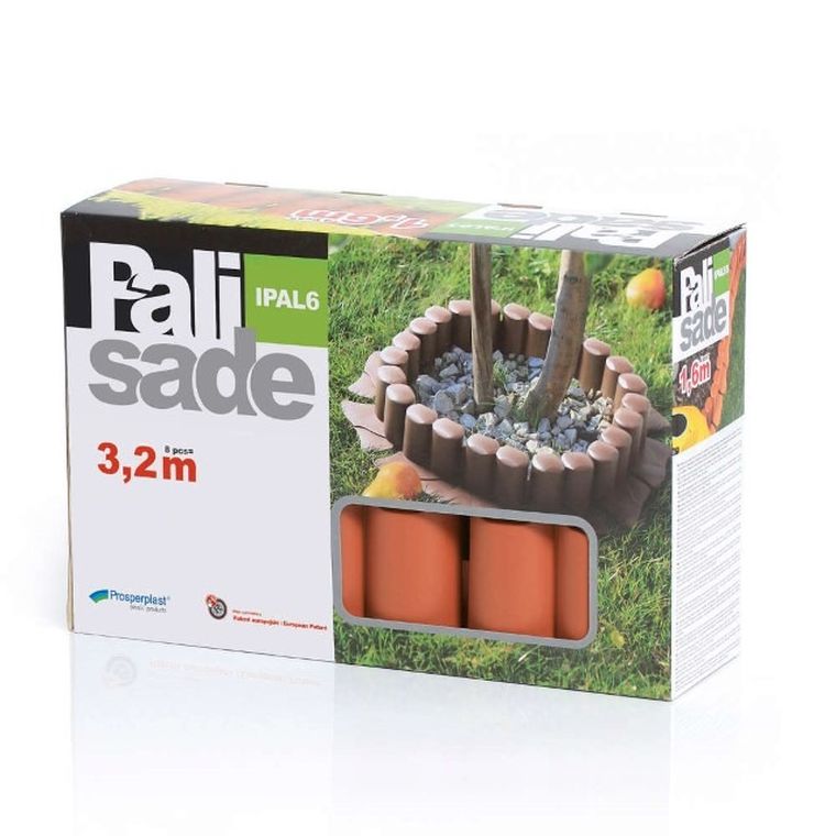 Prosperplast, palisada ogrodowa, terakota