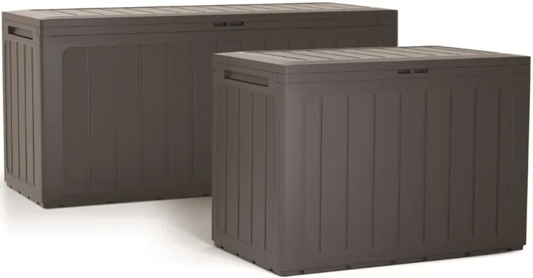 Prosperplast, skrzynia ogrodowa, brąz, 190l